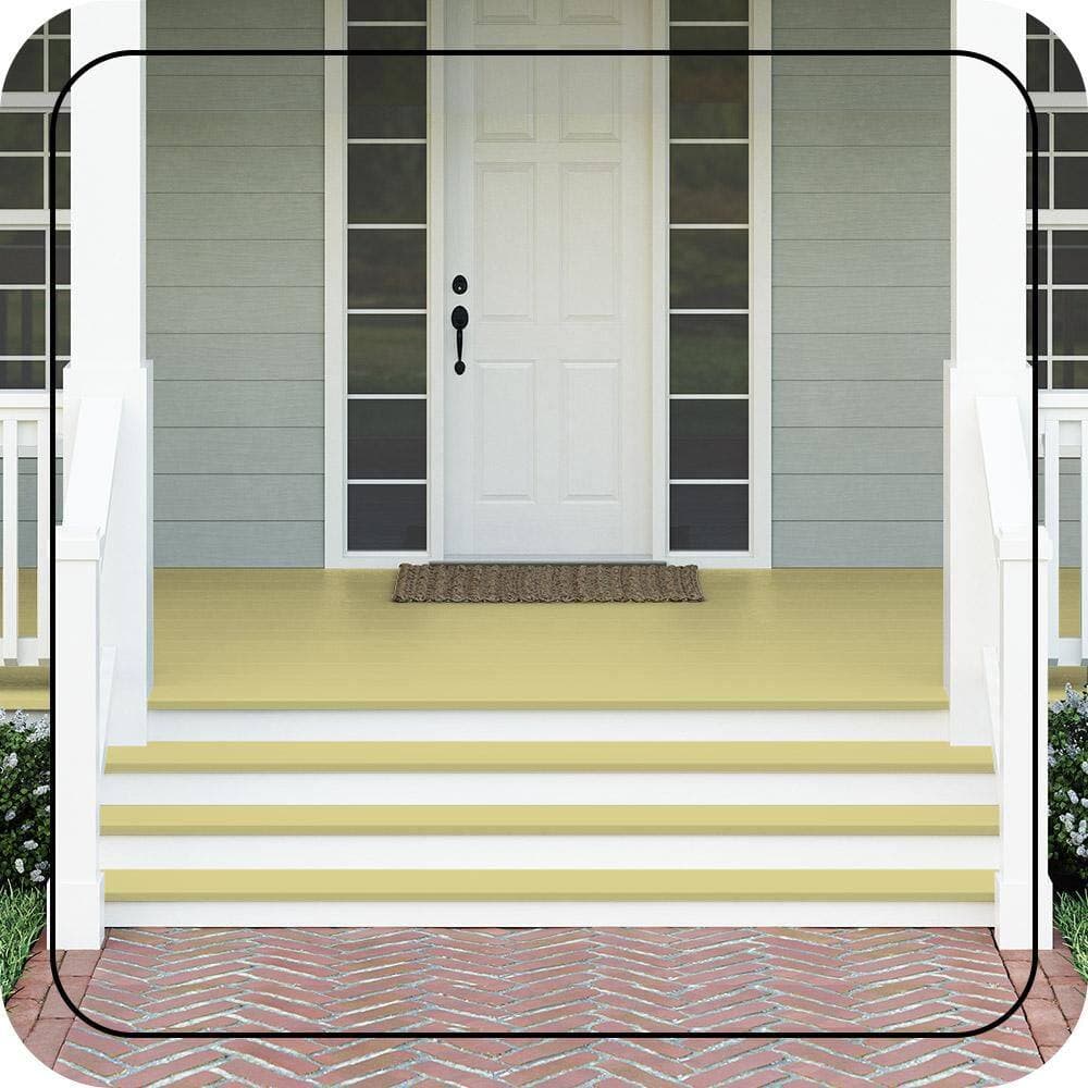 BEHR PREMIUM #T17-16 Textured Low-Lustre Enamel Interior/Exterior Porch and Patio Anti-Slip Floor Paint (2)