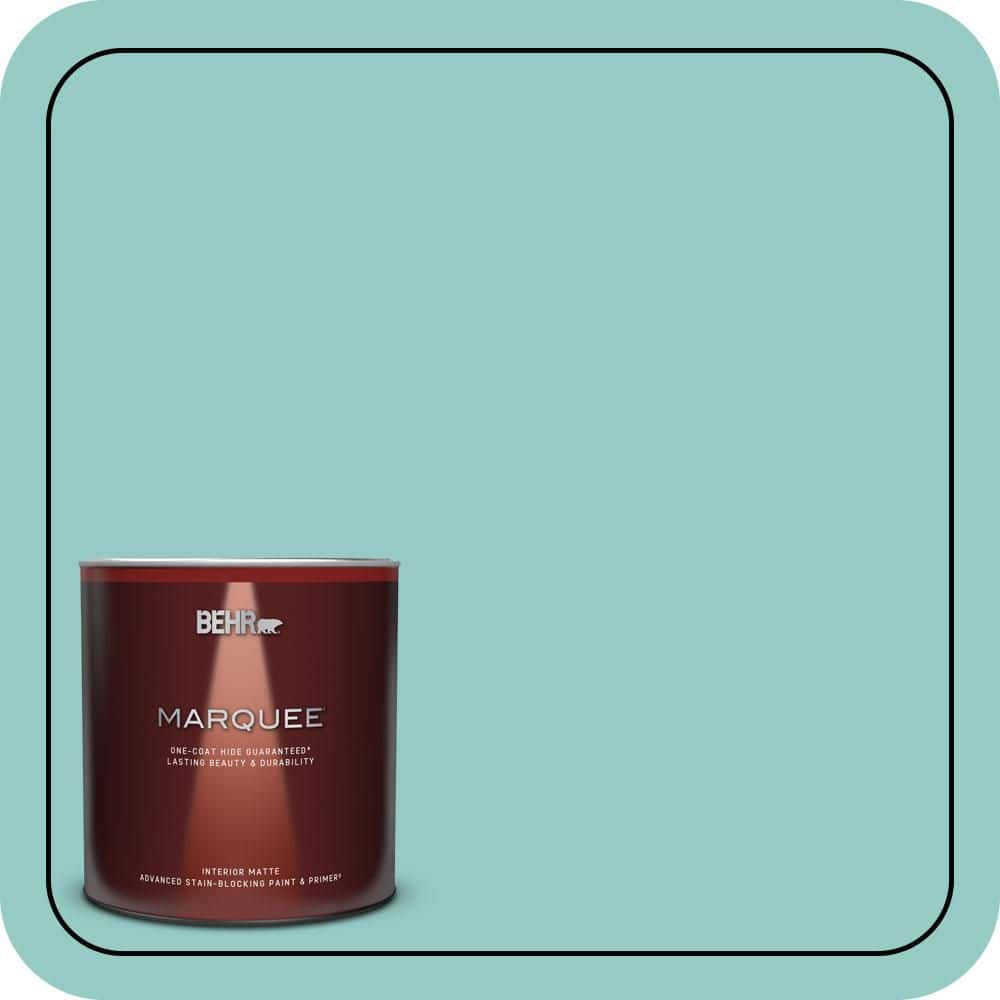 BEHR MARQUEE 1 qt. #500D-4 Jamaica Bay Matte Interior Paint & Primer
