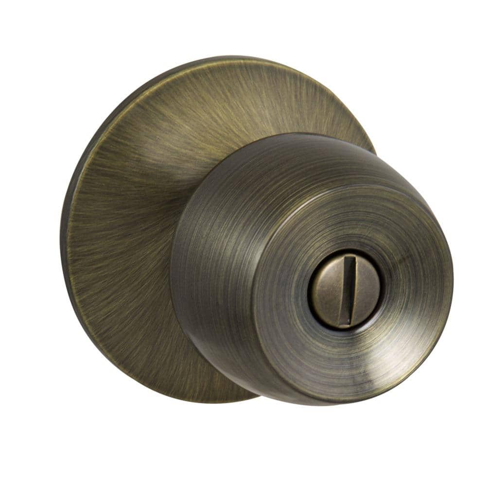 Defiant Brandywine Antique Brass Bed/Bath Door Knob