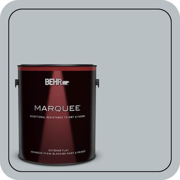 BEHR PREMIUM PLUS #750E-3 Skyline Steel Exterior Stain-Blocking Paint & Primer (4)