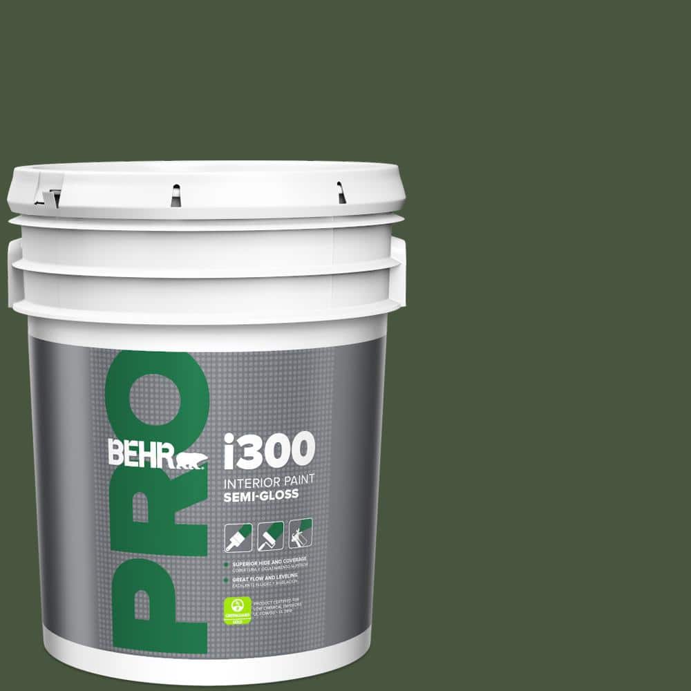 BEHR PRO 5 gal. #MQ6-49 Chard Semi-Gloss Interior Paint