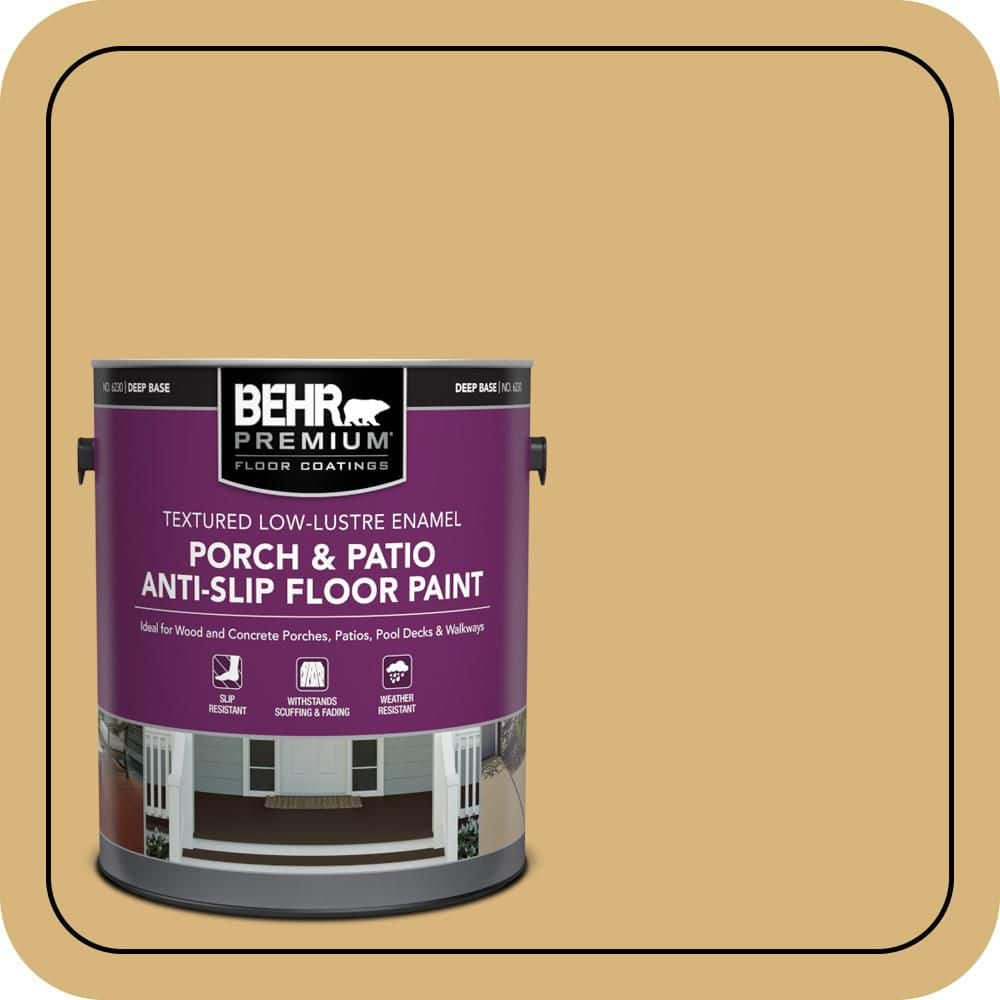 BEHR PREMIUM #M300-4 Textured Low-Lustre Enamel Interior/Exterior Porch and Patio Anti-Slip Floor Paint (1)