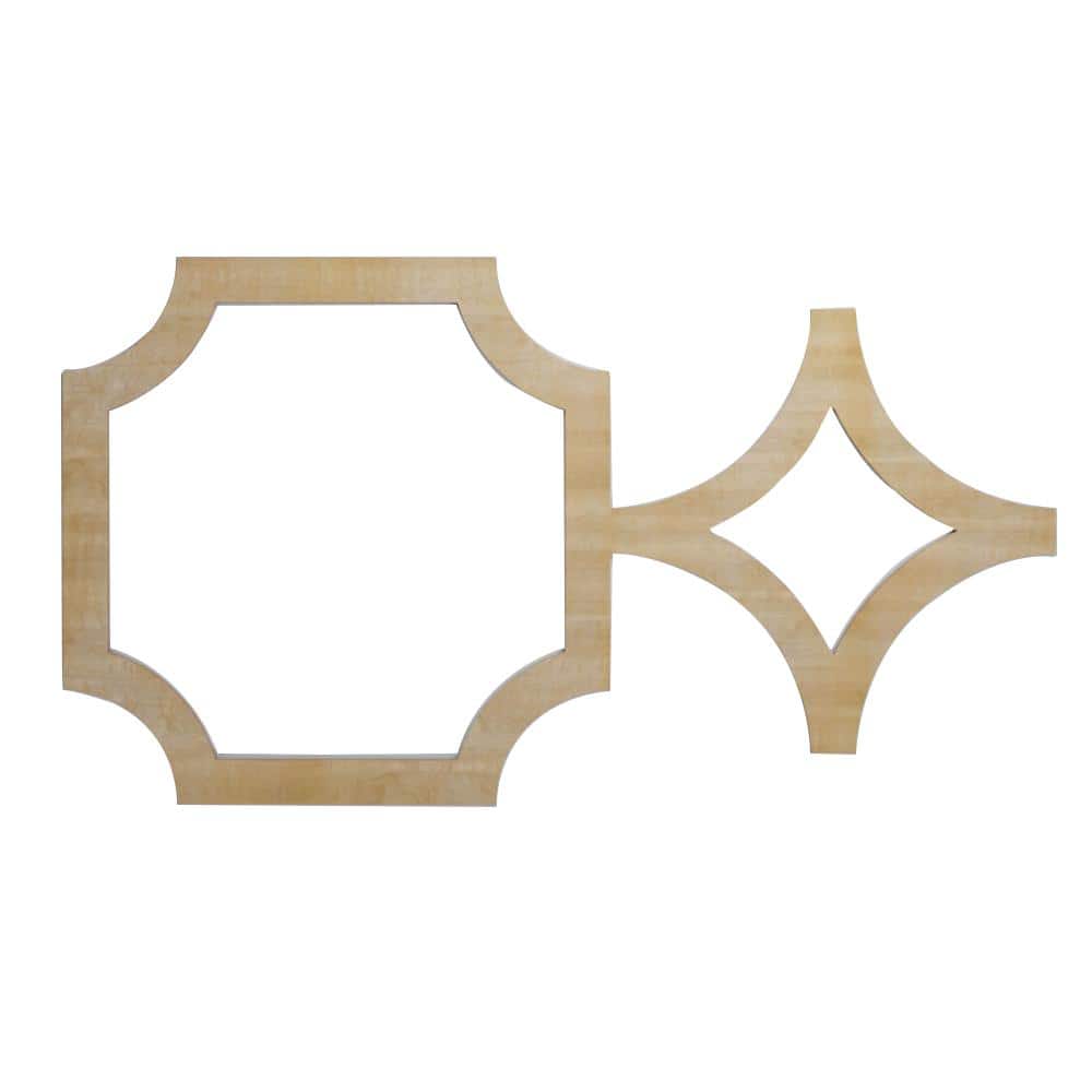 Ekena Millwork 27 7/8 in. x 15 3/8 in. x 1/4 in. Birch Medium Anderson Decorative Fretwork Wood Wall Panels (20-Pack) (1)