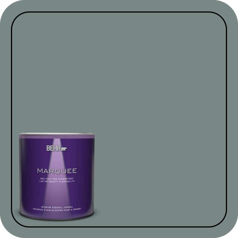 BEHR MARQUEE 1 qt. #PPU12-16 Juniper Ash One-Coat Hide Eggshell Enamel Interior Paint & Primer