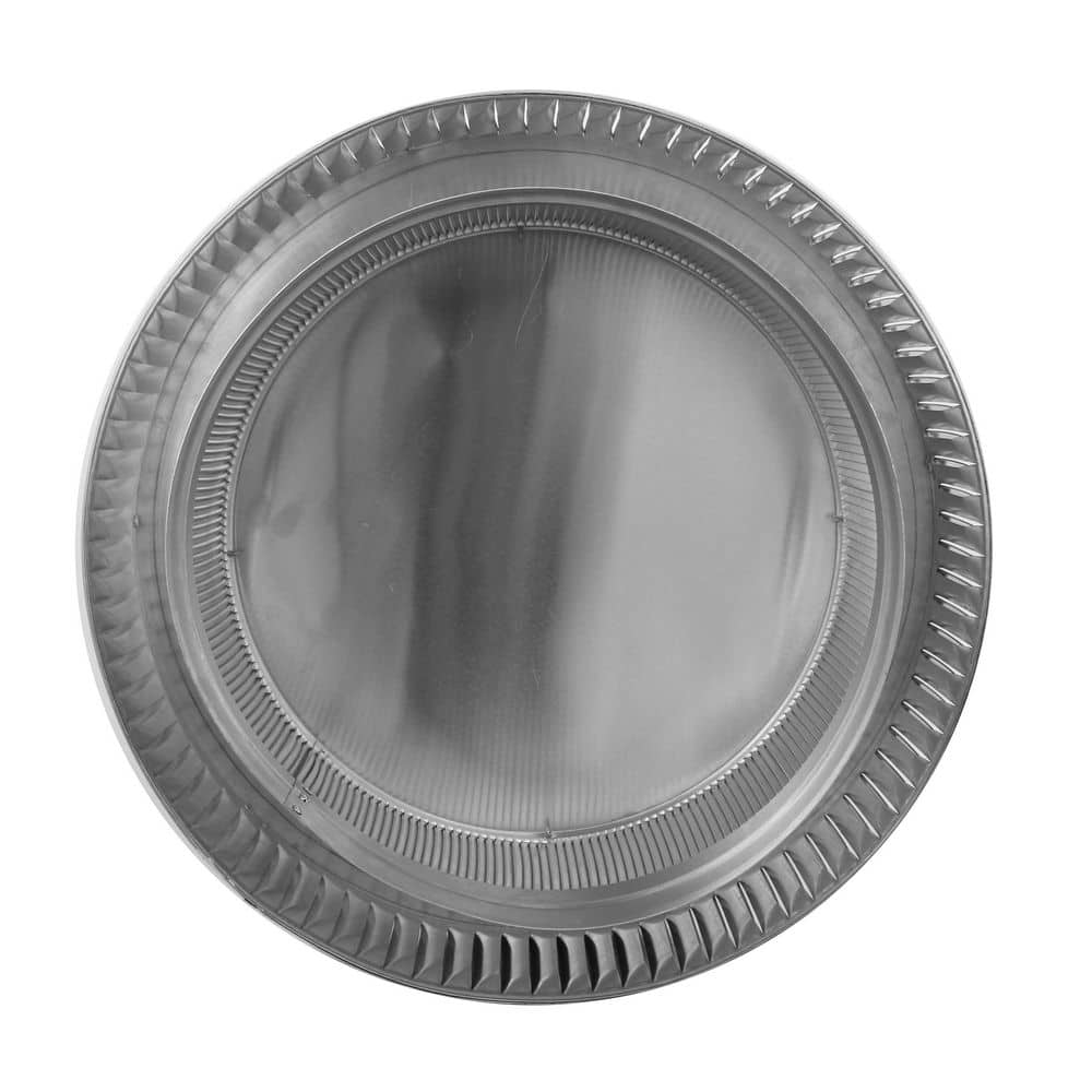 Active Ventilation Aura Vent 144 NFA 14 in. Mill Finish Aluminum Roof Turbine Replacement Static Roof Vent with Louver Design (3)