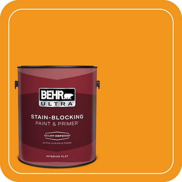 BEHR PREMIUM PLUS #290B-7 Yam Enamel Low Odor & Primer (3)
