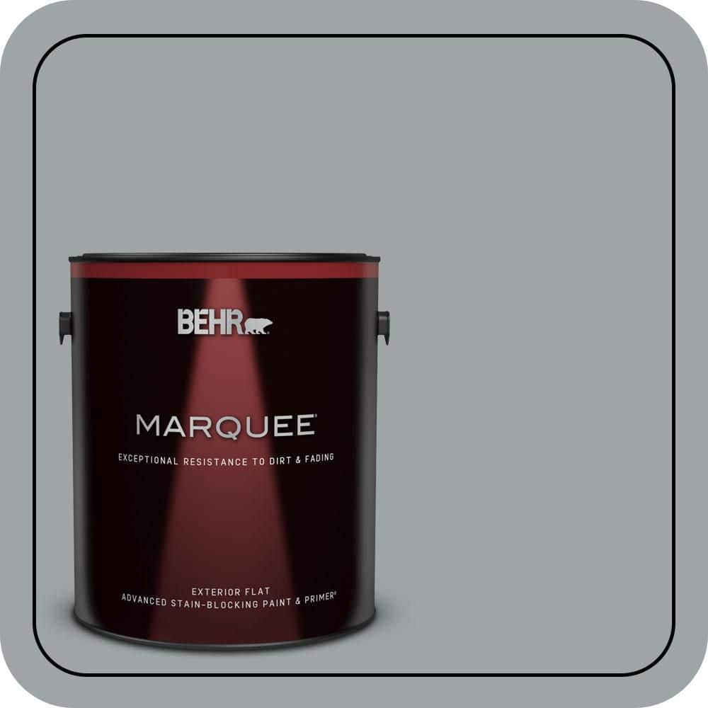 BEHR MARQUEE 1 gal. #MQ5-30 Silent Film Flat Exterior Paint & Primer