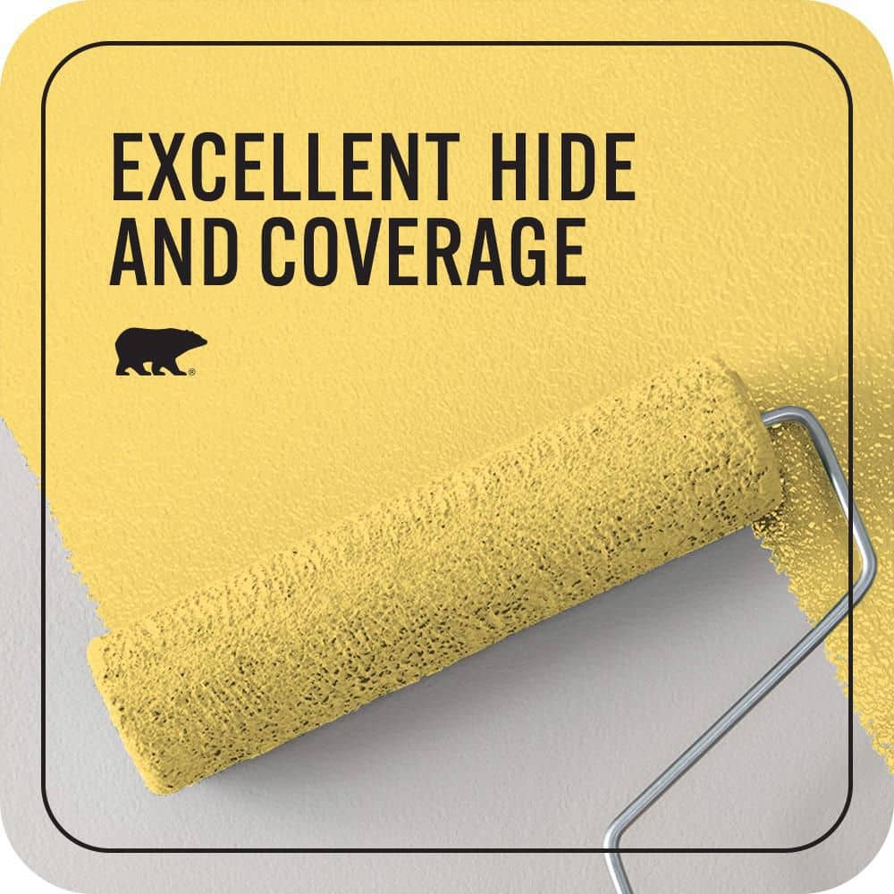 BEHR PREMIUM PLUS #370B-5 Sun Shower Interior/Exterior Paint & Primer Color Sample (4)
