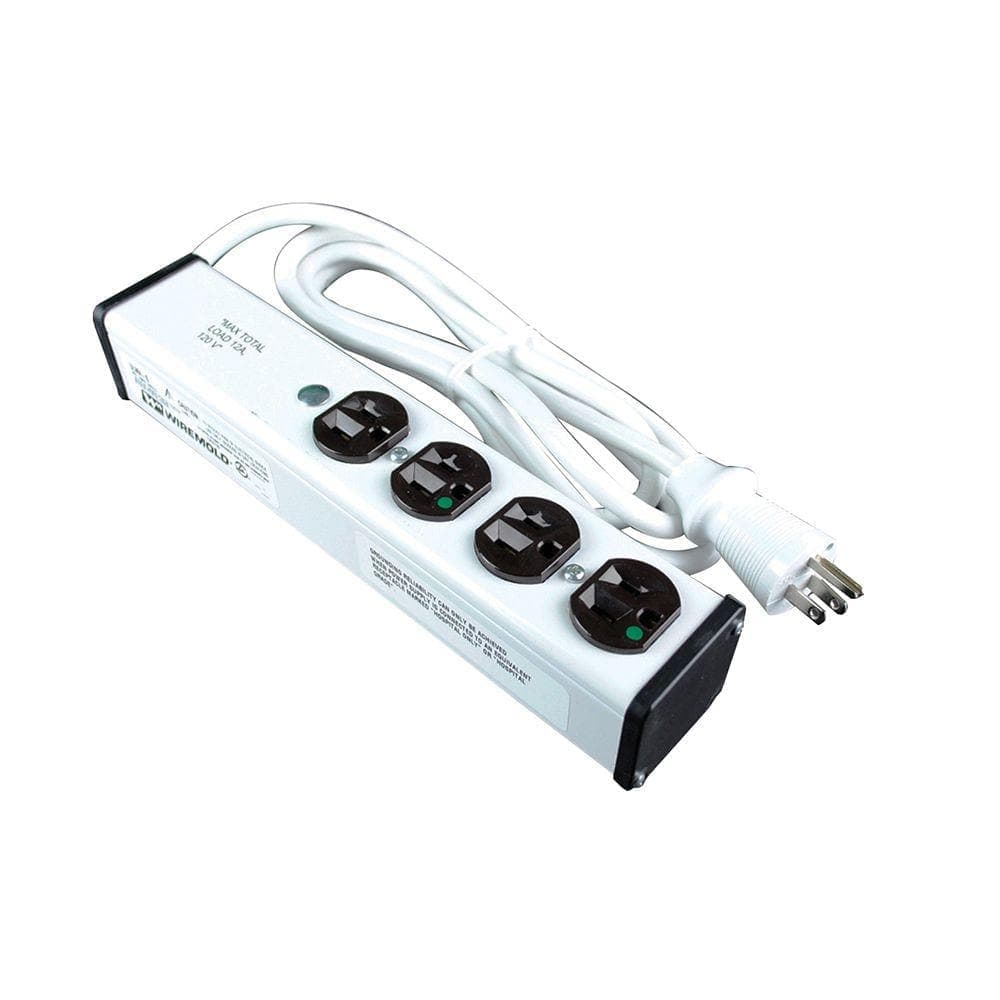 Legrand Wiremold 4-Outlet 15 Amp Medical Grade Surge Power Strip with 6 ft. Cord (1)