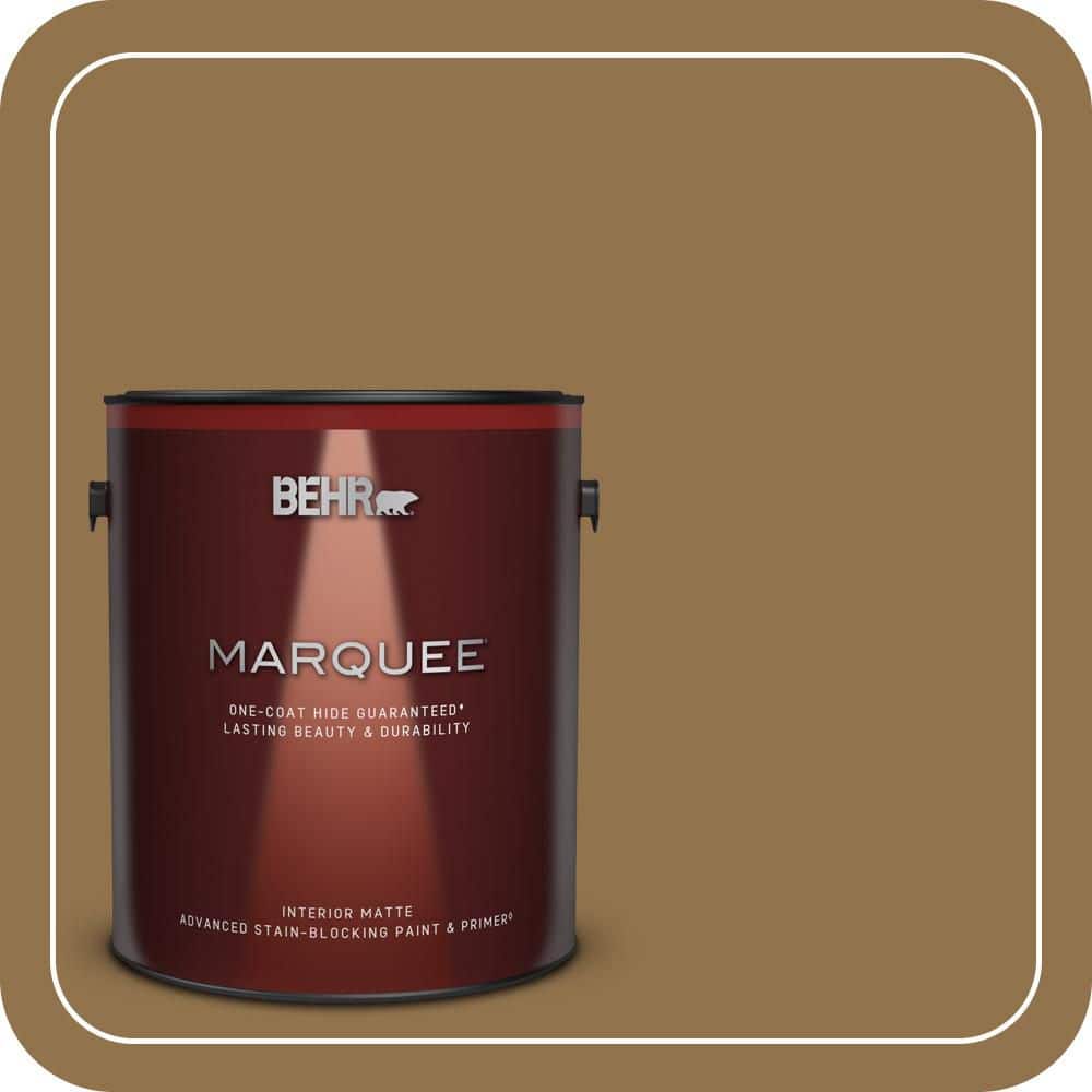 BEHR MARQUEE 1 gal. #N290-7 Marrakech Brown Matte Interior Paint & Primer