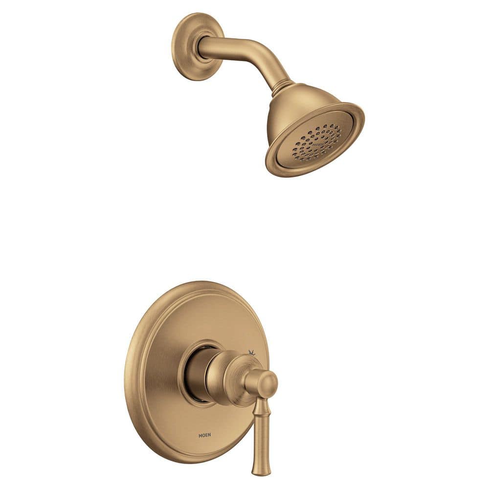 MOEN Dartmoor M-CORE 2-Series Eco Performance 1-Handle Shower Trim Kit in Bronzed Gold (Valve Sold Separately) (1)