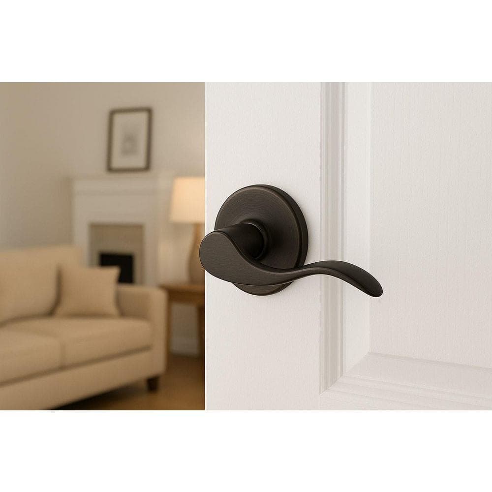 Delaney Hardware Delaney Lashbrook Dummy Lever (Pair) in Tuscany Bronze (2)