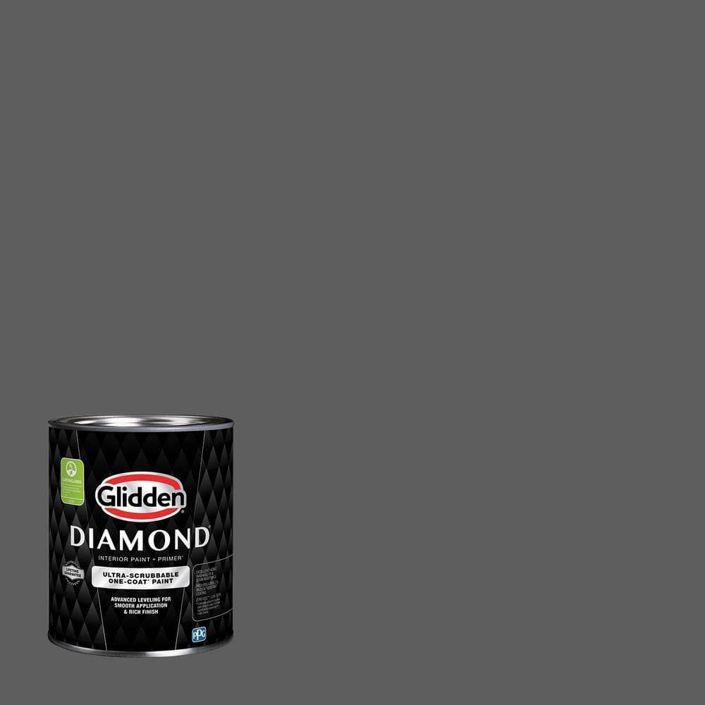 Glidden Diamond 1 qt. PPG0996-7 Summer Shadow Eggshell Interior Paint with Primer