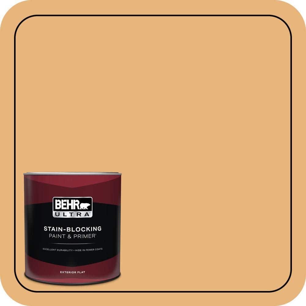 BEHR ULTRA 1 qt. #QE-20 Terra Sol Flat Exterior Paint & Primer