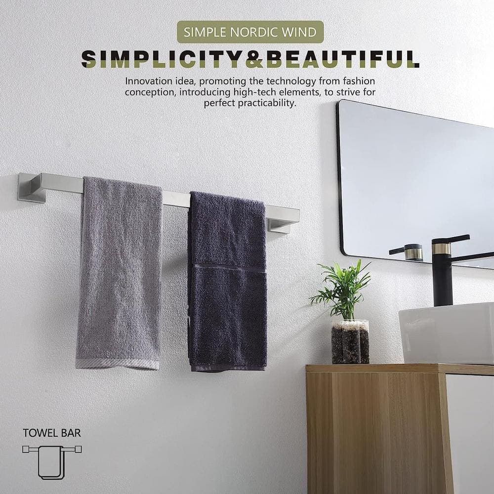 Dyiom Wall Mounted, Towel Bar (4)