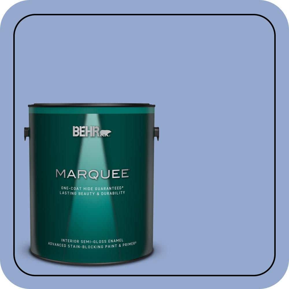 BEHR MARQUEE 1 gal. #M540-4 Hopeful Dream One-Coat Hide Semi-Gloss Enamel Interior Paint & Primer