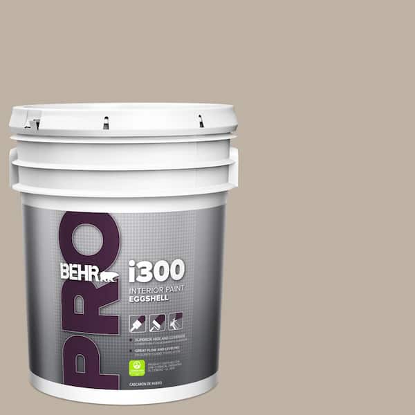 BEHR PRO 5 gal. #N220-3 Smokestack Eggshell Interior Paint (2)