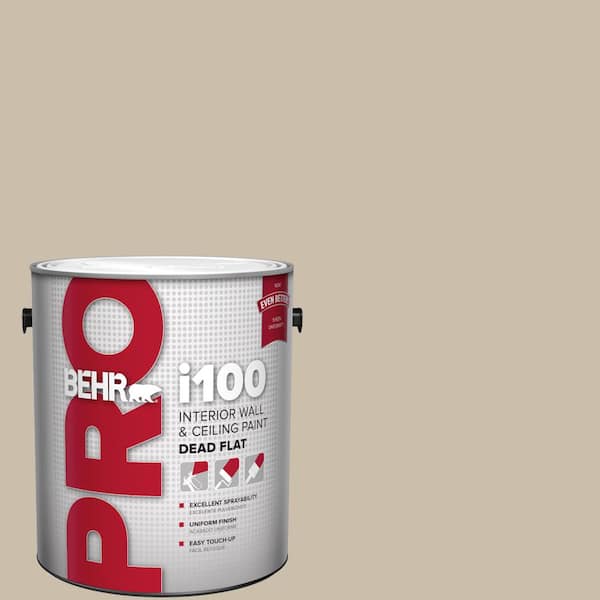 BEHR PRO 1 gal. #HDC-AC-10 Bungalow Beige Dead Flat Interior Paint (2)