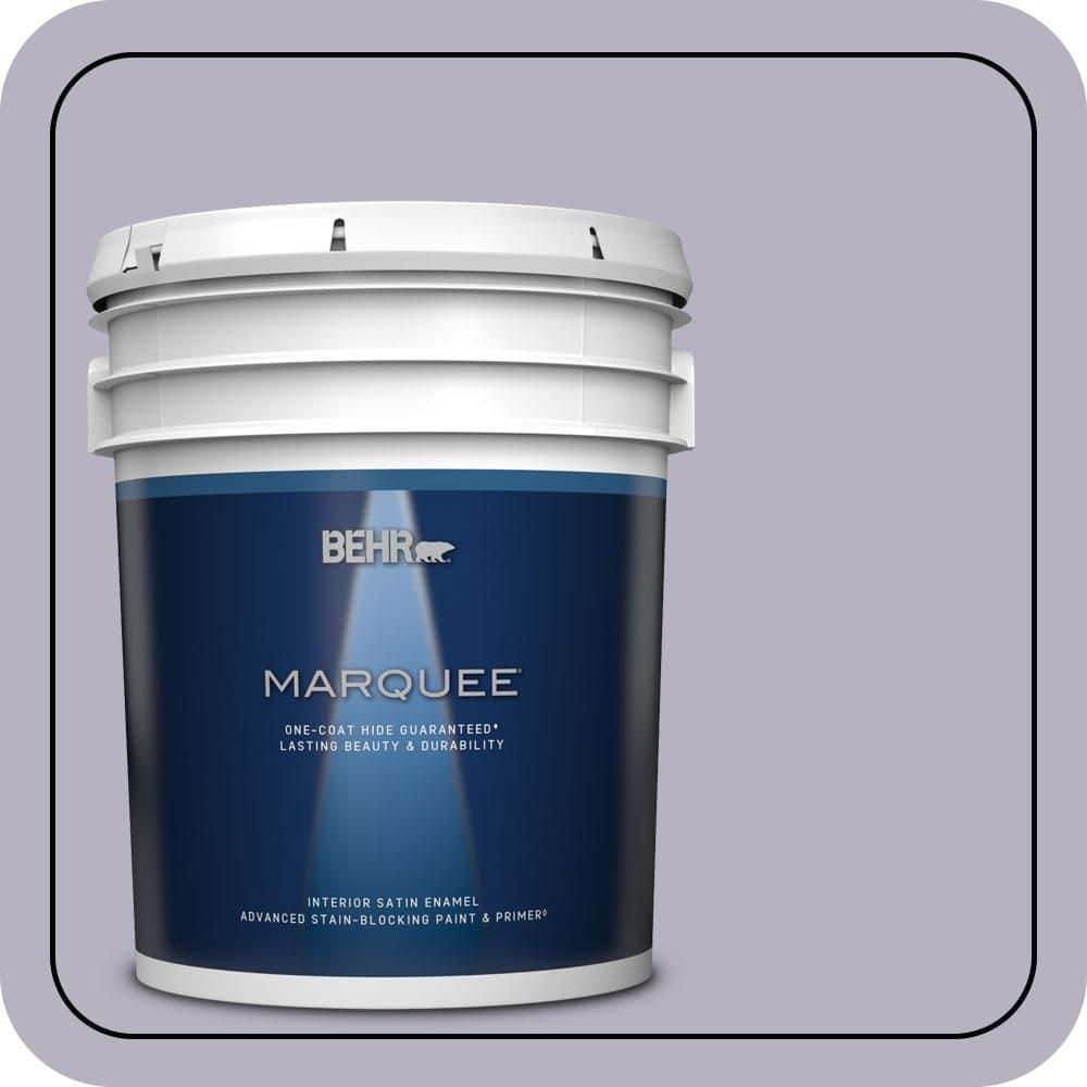 BEHR MARQUEE 5 gal. #N560-2 Coveted Gem Satin Enamel Interior Paint & Primer