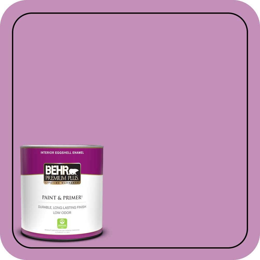 BEHR PREMIUM PLUS #670B-5 Pretty Petunia Enamel Low Odor & Primer (1)