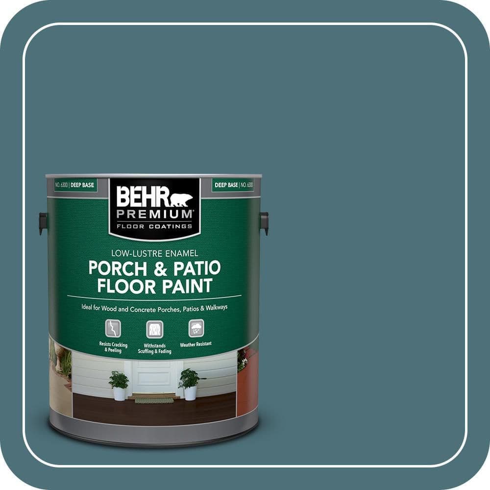 BEHR PREMIUM #S450-6A Low-Lustre Enamel Interior/Exterior Porch and Patio Floor Paint (1)