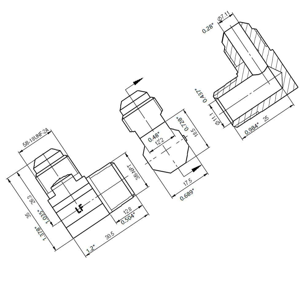 Everbilt 3/8 in. Flare x 3/8 in. MIP 90-Degree Brass Elbow Fitting (2)