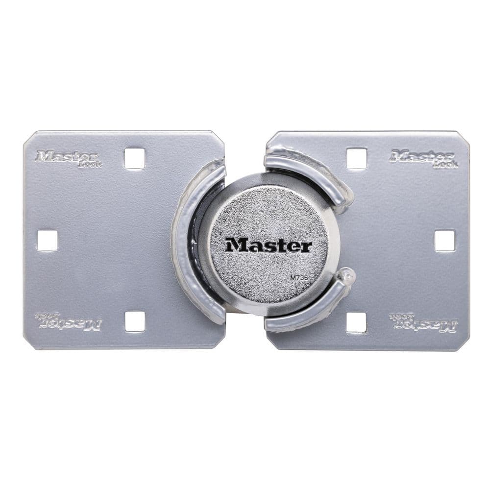 Master Lock Heavy Duty Padlock with Key, Hidden Shackle (Hasp Included) (1)