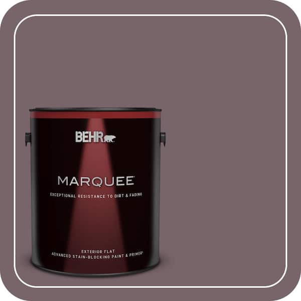 BEHR PREMIUM PLUS #100F-6 Plum Shade Enamel Interior/Exterior Paint & Primer Color Sample (3)