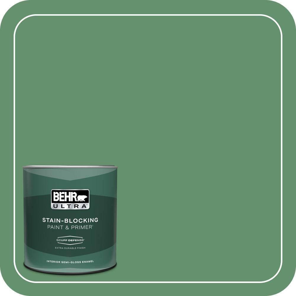 BEHR ULTRA 1 qt. #460D-6 Manchester Extra Durable Semi-Gloss Enamel Interior Paint & Primer