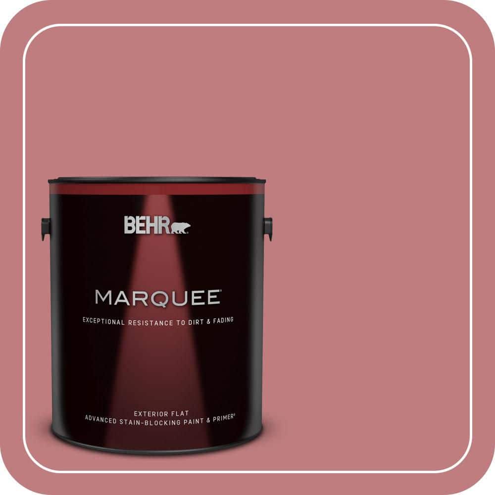 BEHR MARQUEE 1 gal. #MQ1-12 Chick Flick Flat Exterior Paint & Primer