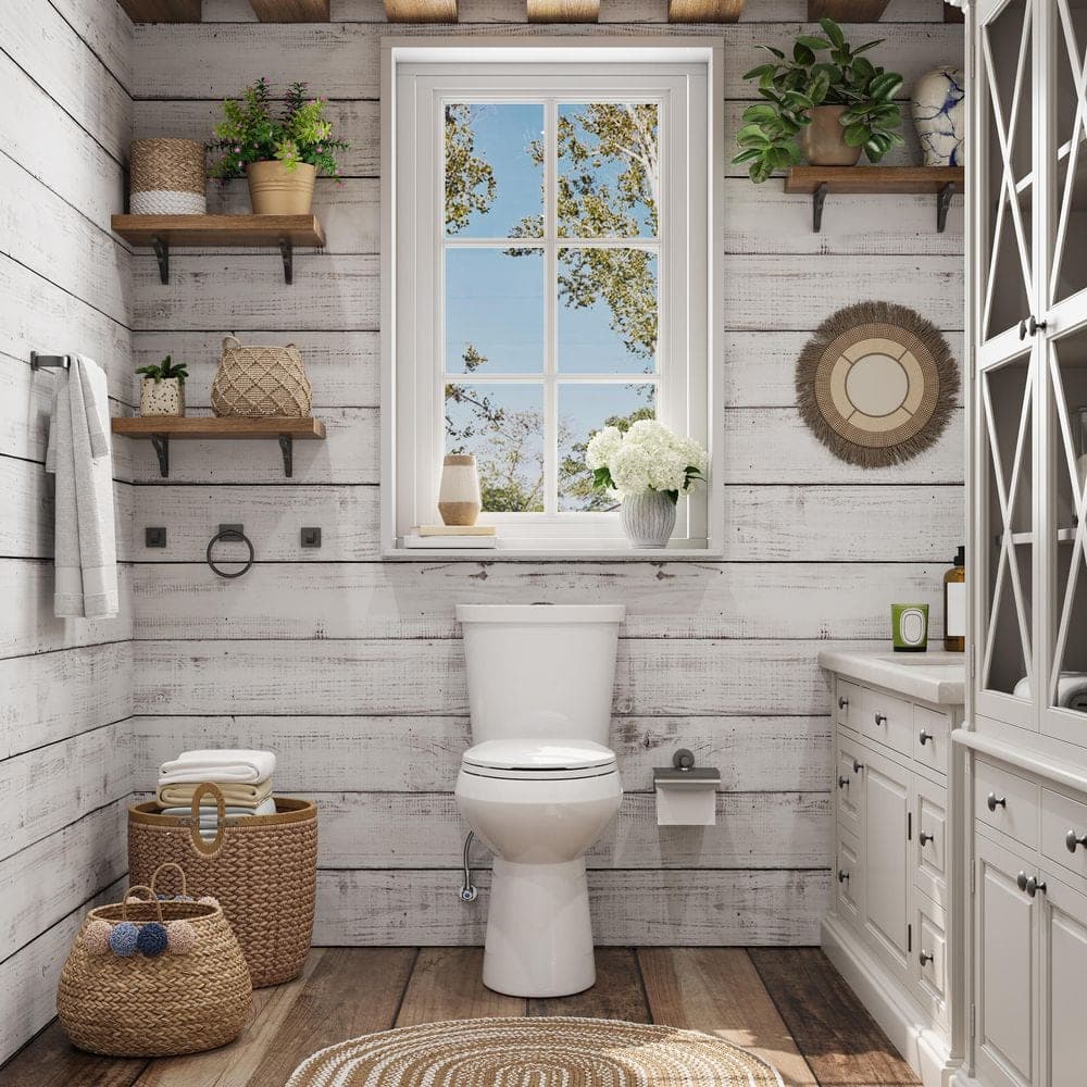 HOROW 1.1/1.6 GPF Dual Flush Elongated 21 in. Heightened Toilet Flush Soft-Close Seat Included 2-Piece (2)