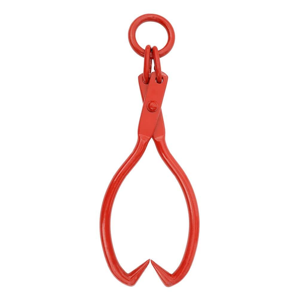 Pure Garden 25 in. Skidding Tongs - O-Ring Connects to 3/8 in. Chain for Dragging, Pulling and Lifting Logs, Timber, Brush and Trees (3)