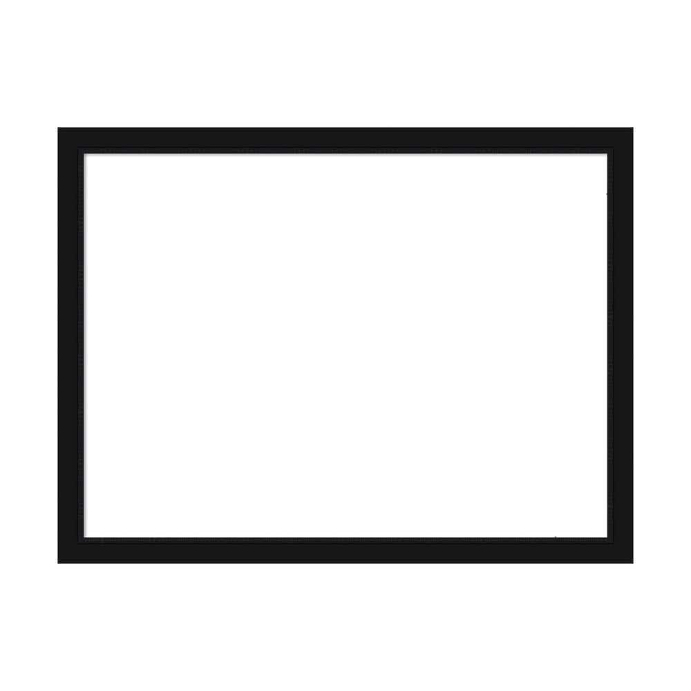 Amanti Art Mirror Makeover Avon Black 41.25 in. W x 31.25 in. H Bathroom Mirror Frame Border Kit-Fits a 40x30 mirror