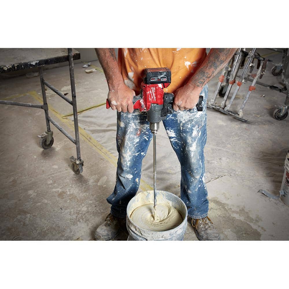 Milwaukee M18 FUEL 18V Lithium-Ion Brushless Cordless 1/2 in. Mud Mixer (Tool-Only) (3)