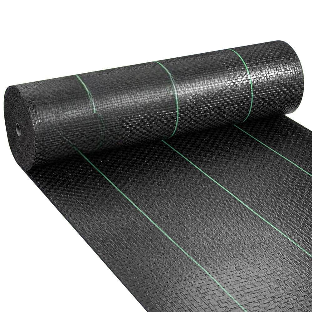 Unbranded Weed Barrier Landscape Fabric Heavy Duty Ground Cover 6 ft. x 300 ft. Durable Driveway Garden Lawn Outdoor Control Mat (1)