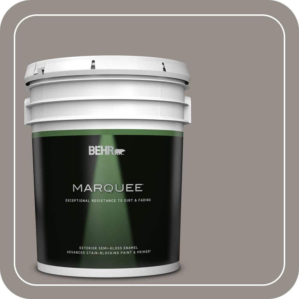BEHR MARQUEE 5 gal. #QE-59 Water Tower Semi-Gloss Enamel Exterior Paint & Primer