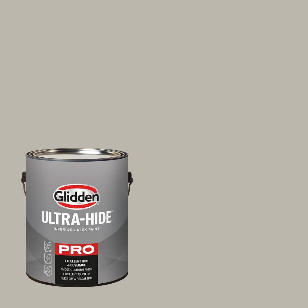 Glidden Ultra-Hide 1 Gal. PPG1007-3 Ghost Writer Satin Interior Paint
