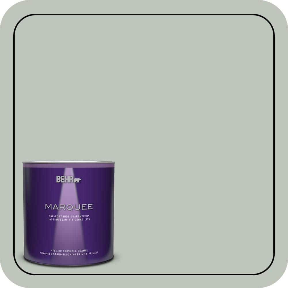 BEHR MARQUEE 1 qt. #N410-3 Riverdale One-Coat Hide Eggshell Enamel Interior Paint & Primer