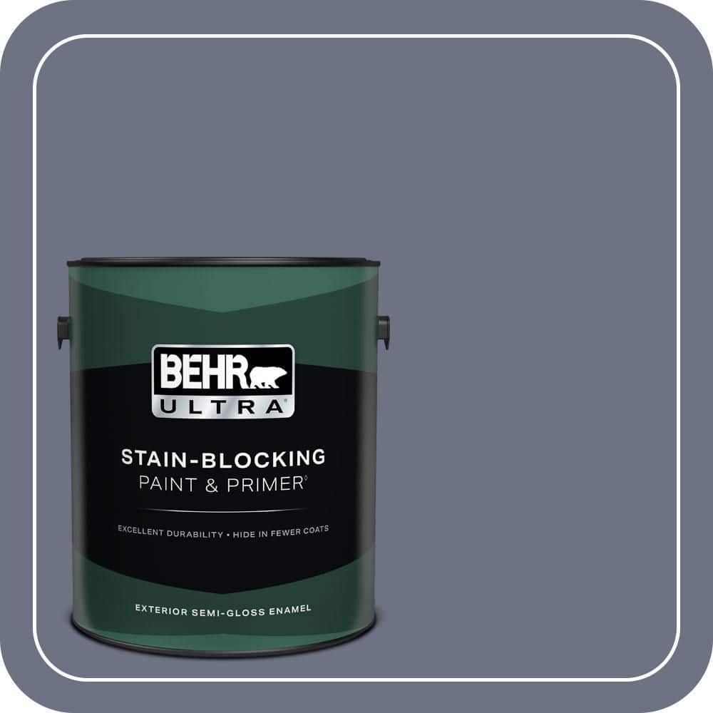BEHR ULTRA 1 gal. #MQ5-11 Encore Semi-Gloss Enamel Exterior Paint & Primer