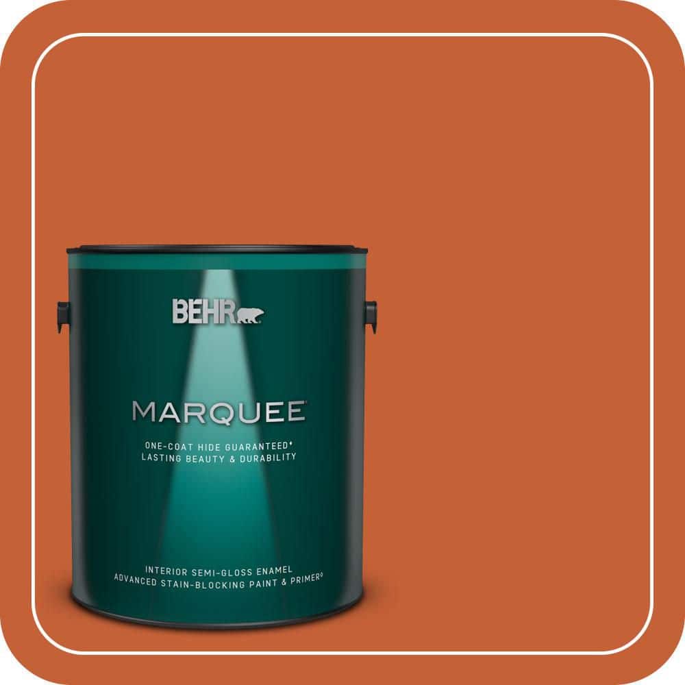 BEHR MARQUEE 1 gal. #T18-02 Civara Semi-Gloss Enamel Interior Paint & Primer (1)