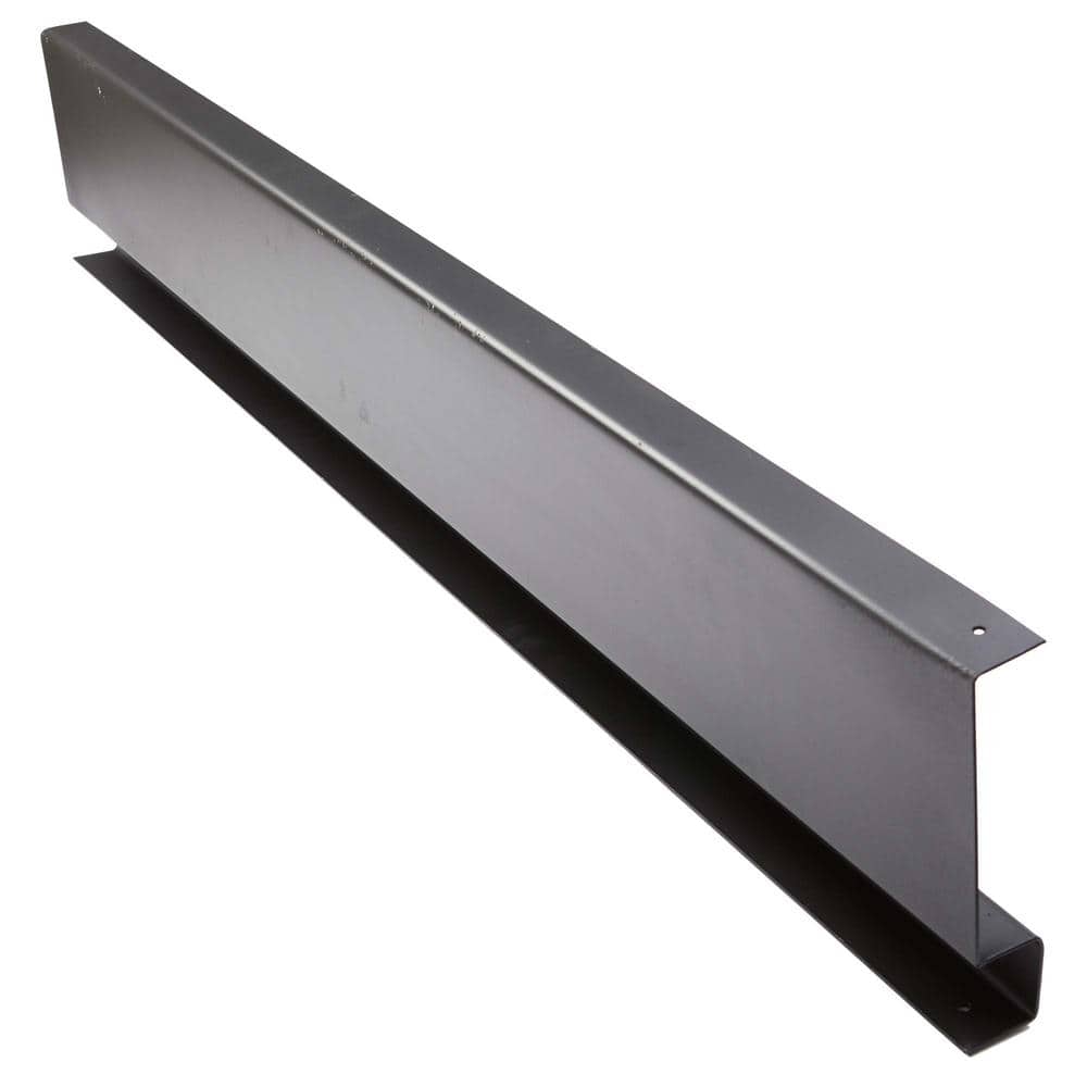 FORTRESS 2 in. x 8 in. x 20 ft. Blank S-Ledger Evolution Steel Black Deck Framing (1)
