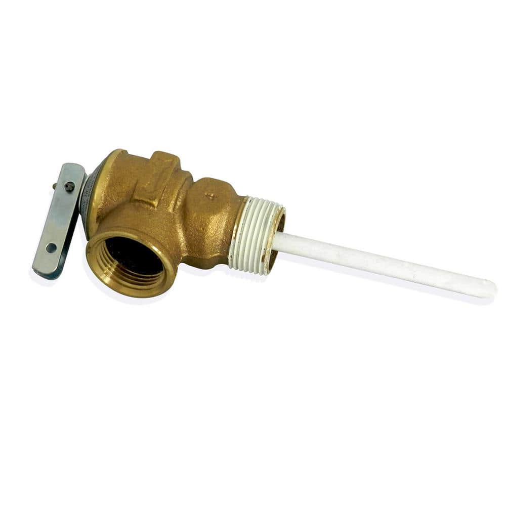 Eccotemp 3/4 in. Brass Temperature and Pressure Relief Valve