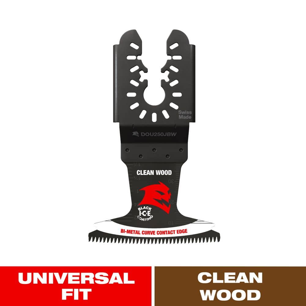 DIABLO 2-1/2 in. Universal Fit Bi-Metal Oscillating Blade for Clean Wood (1)