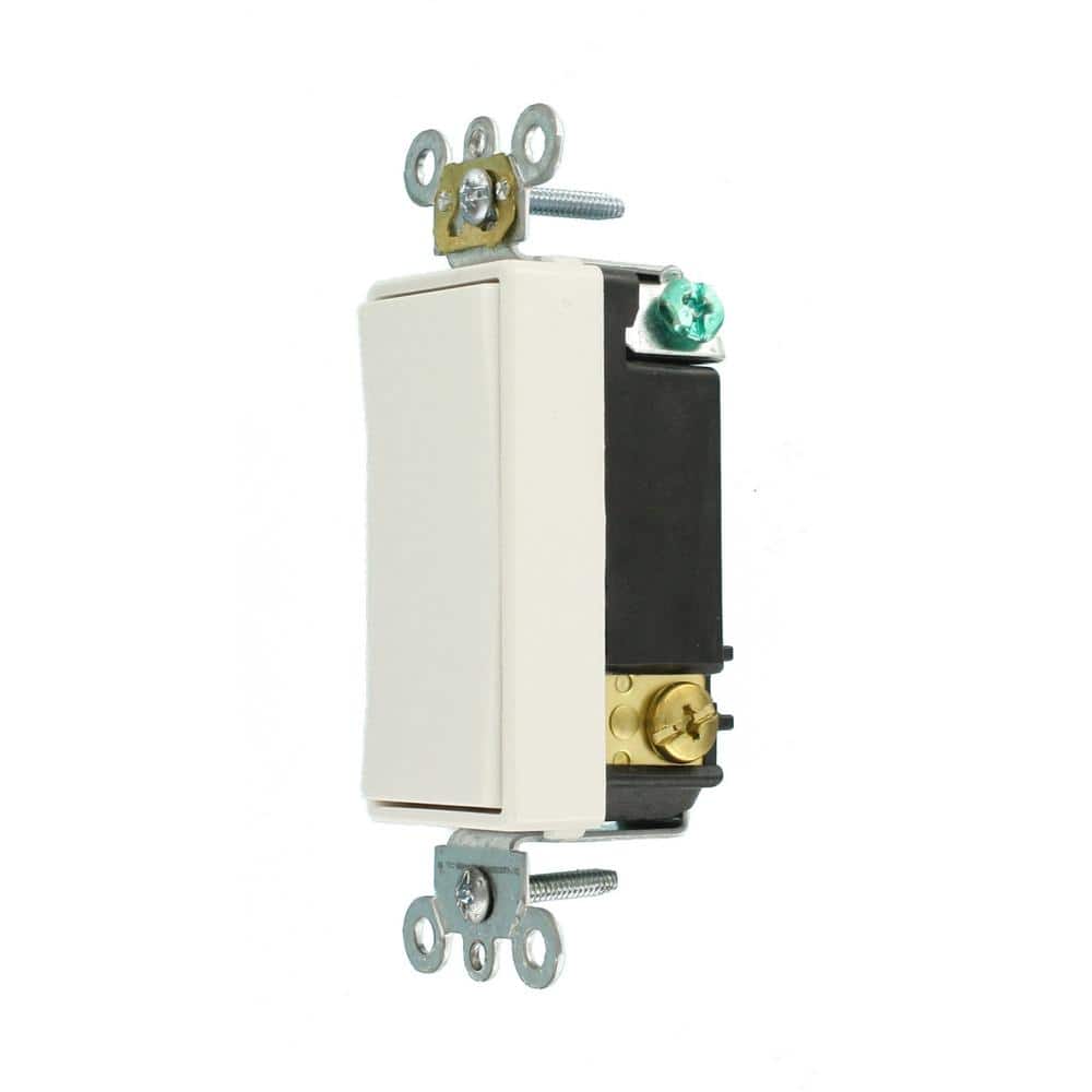 Leviton Amp Decora Plus Commercial Grade Single Pole Double-Throw Center-Off Momentary Contact Rocker Switch (3)