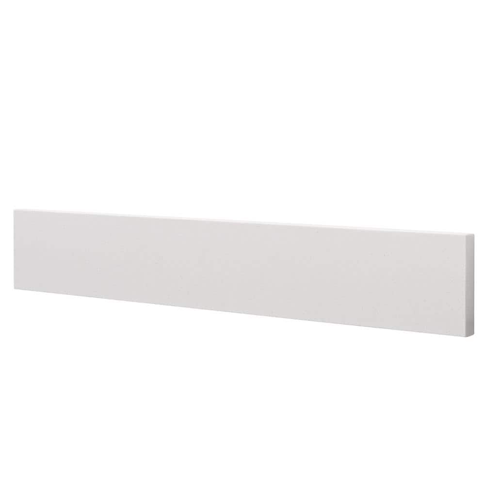 Home Decorators Collection 21.25 in. W Quartz Vanity Sidesplash in Warm White (2)
