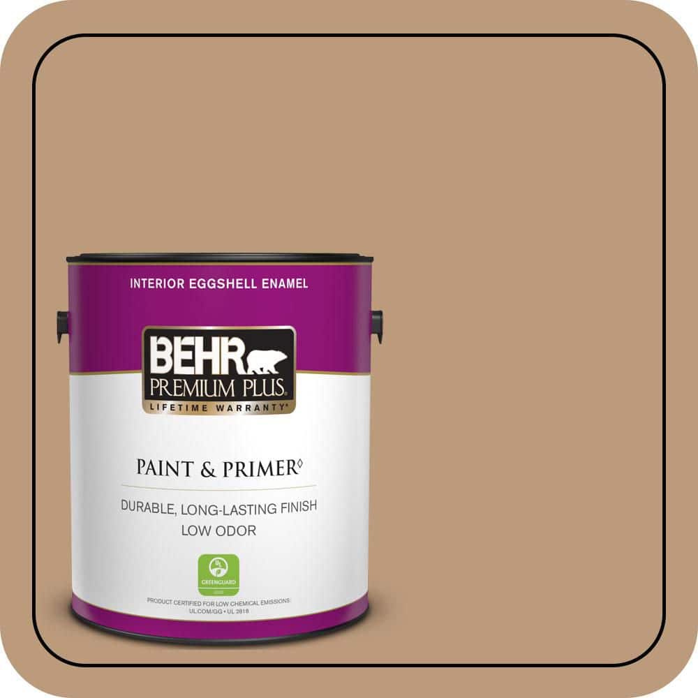 BEHR PREMIUM PLUS 1 gal. #MQ2-3 Key to the City Eggshell Enamel Low Odor Interior Paint & Primer