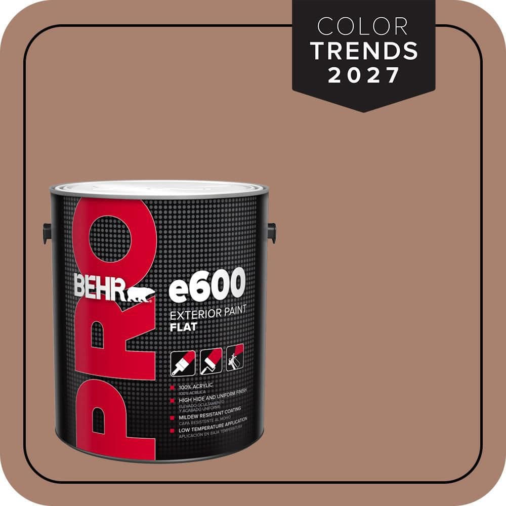 BEHR PRO 1 gal. #S190-5 Cocoa Nutmeg Flat Exterior Paint