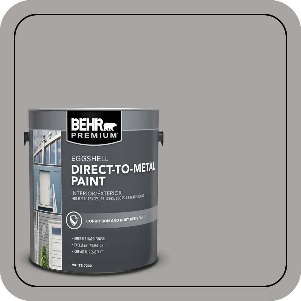 BEHR PREMIUM 1 gal. #PPU26-07 Smokey Wings Eggshell Direct to Metal Interior/Exterior Paint