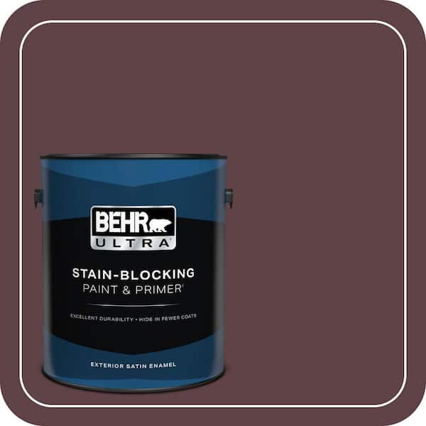 BEHR PREMIUM PLUS #110F-7 Deep Garnet Enamel Low Odor & Primer (4)