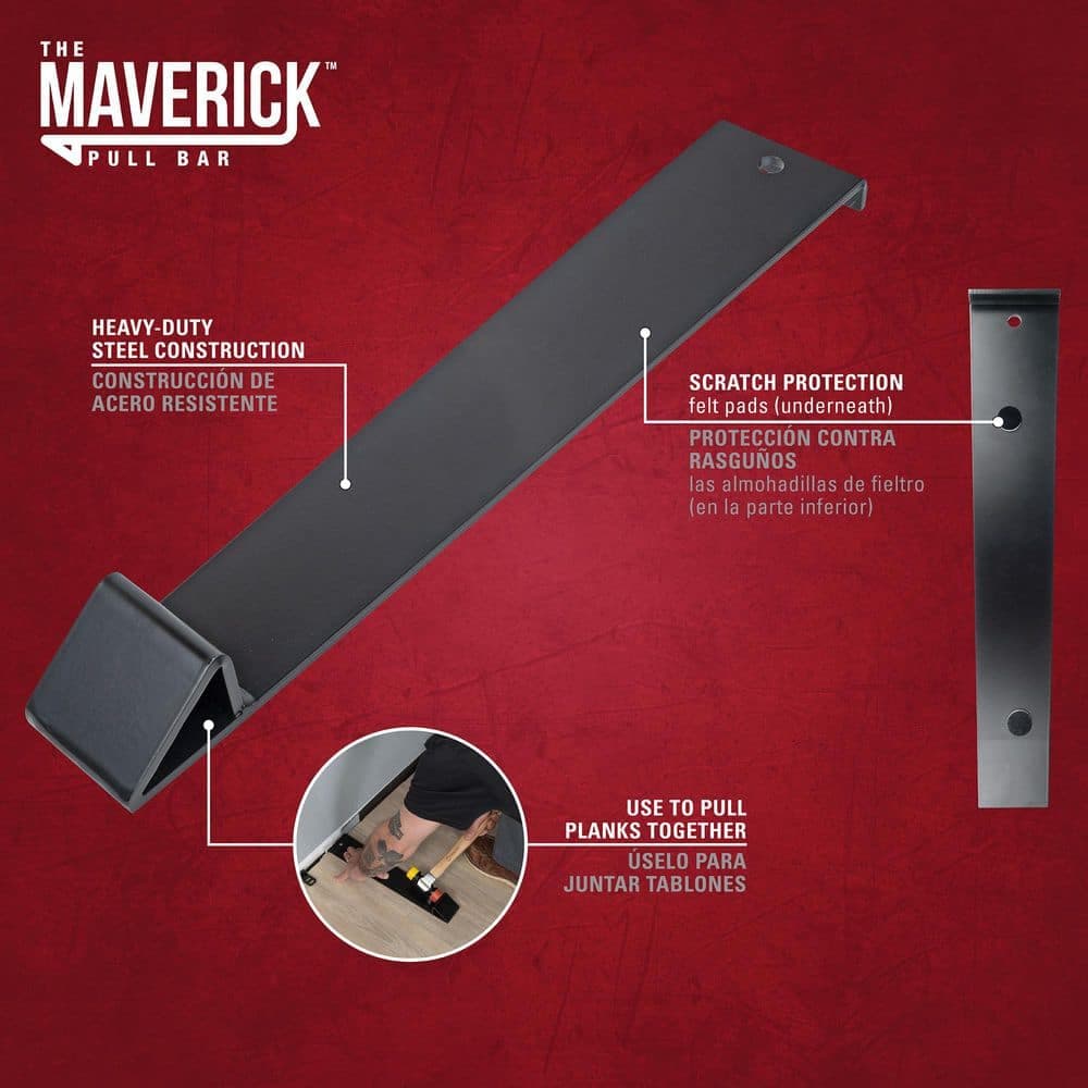 ROBERTS The Maverick 3 in. W x 16 in. L Pro Pull Bar for Installation of Vinyl, Laminate, Wood Flooring (3)